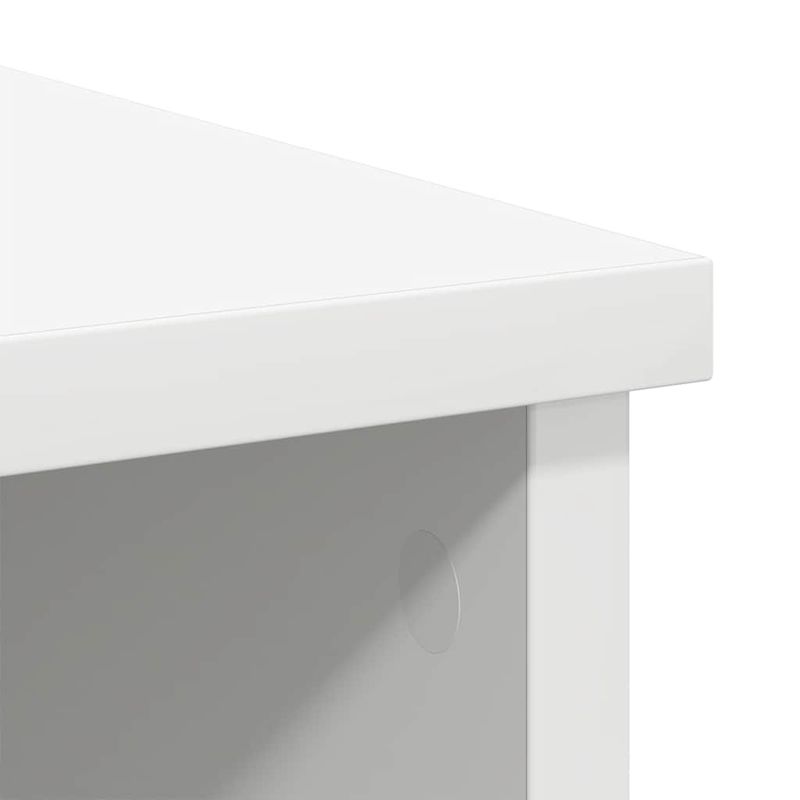 Casa si Gradina - Mobilier - Comode si corpuri - Comode - Bufeta cu sertar alb 101x35x76 cm din lemn prelucrat - Infinity.ro