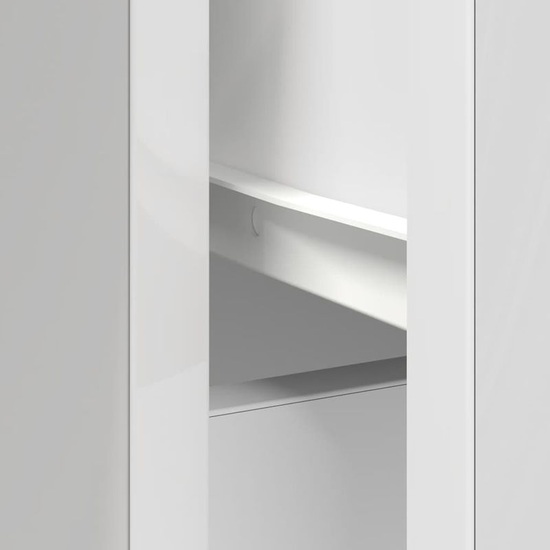 Casa si Gradina - Mobilier - Comode si corpuri - Comode - Bufeta cu sertar alb 101x35x76 cm din lemn prelucrat - Infinity.ro