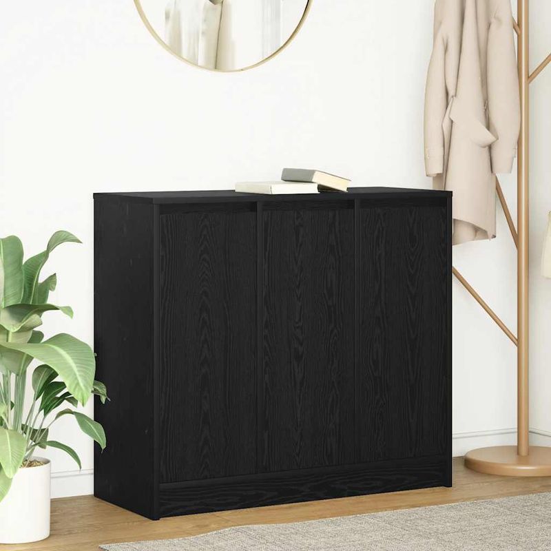 Casa si Gradina - Mobilier - Comode si corpuri - Comode - Bufeta Stejar negru 85x34x76 cm Lemn prelucrat - Infinity.ro