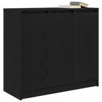 Casa si Gradina - Mobilier - Comode si corpuri - Comode - Bufeta Stejar negru 85x34x76 cm Lemn prelucrat - Infinity.ro