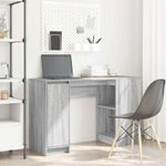 Casa si Gradina - Mobilier - Mese si birouri - Birouri - Birou Gri Sonoma 120x42x76 cm lemn prelucrat - Infinity.ro