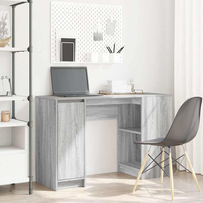 Casa si Gradina - Mobilier - Mese si birouri - Birouri - Birou Gri Sonoma 120x42x76 cm lemn prelucrat - Infinity.ro