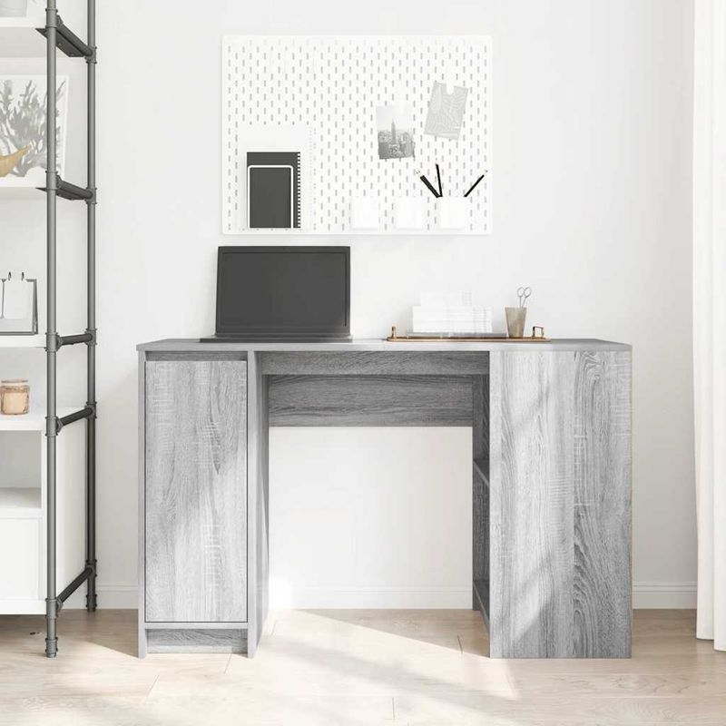 Casa si Gradina - Mobilier - Mese si birouri - Birouri - Birou Gri Sonoma 120x42x76 cm lemn prelucrat - Infinity.ro