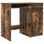 Casa si Gradina - Mobilier - Mese si birouri - Birouri - Birou Stejar afumat 86x49x76 cm Lemn prelucrat - Infinity.ro