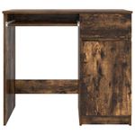 Casa si Gradina - Mobilier - Mese si birouri - Birouri - Birou Stejar afumat 86x49x76 cm Lemn prelucrat - Infinity.ro
