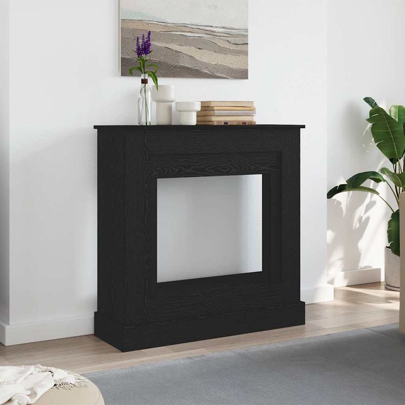Casa si Gradina - Termice - Sobe, Seminee si accesorii - Accesorii seminee si sobe - Imbracaminte pentru semineu Stejar negru Lemn prelucrat - Infinity.ro