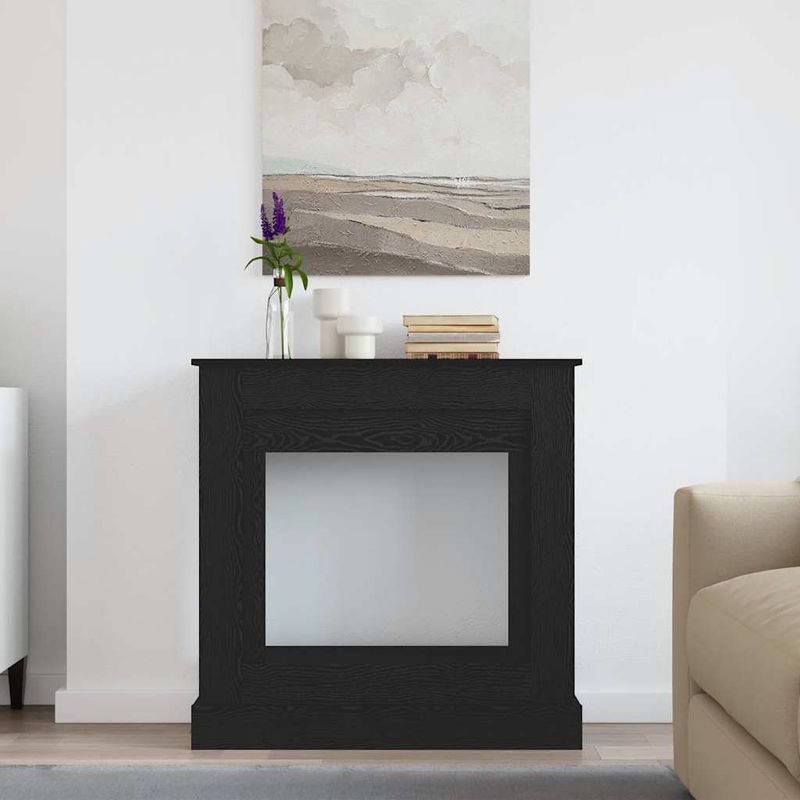 Casa si Gradina - Termice - Sobe, Seminee si accesorii - Accesorii seminee si sobe - Imbracaminte pentru semineu Stejar negru Lemn prelucrat - Infinity.ro