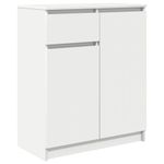 Casa si Gradina - Mobilier - Comode si corpuri - Comode - Bufeta cu sertar alb 71x35x84 cm din lemn prelucrat - Infinity.ro