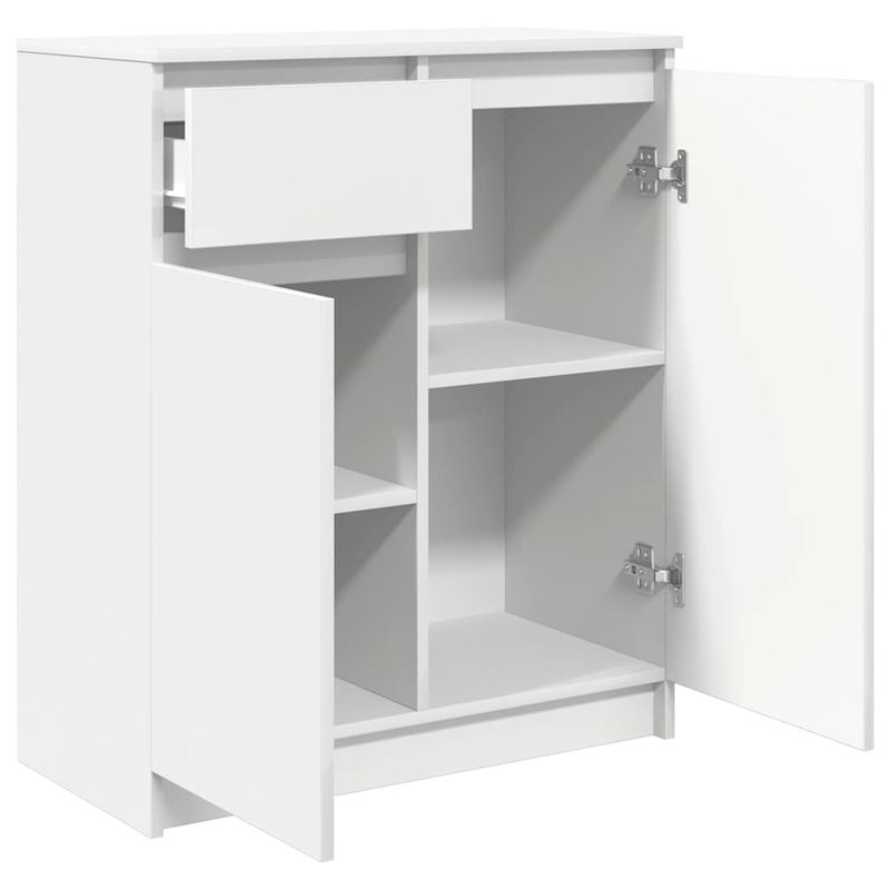 Casa si Gradina - Mobilier - Comode si corpuri - Comode - Bufeta cu sertar alb 71x35x84 cm din lemn prelucrat - Infinity.ro