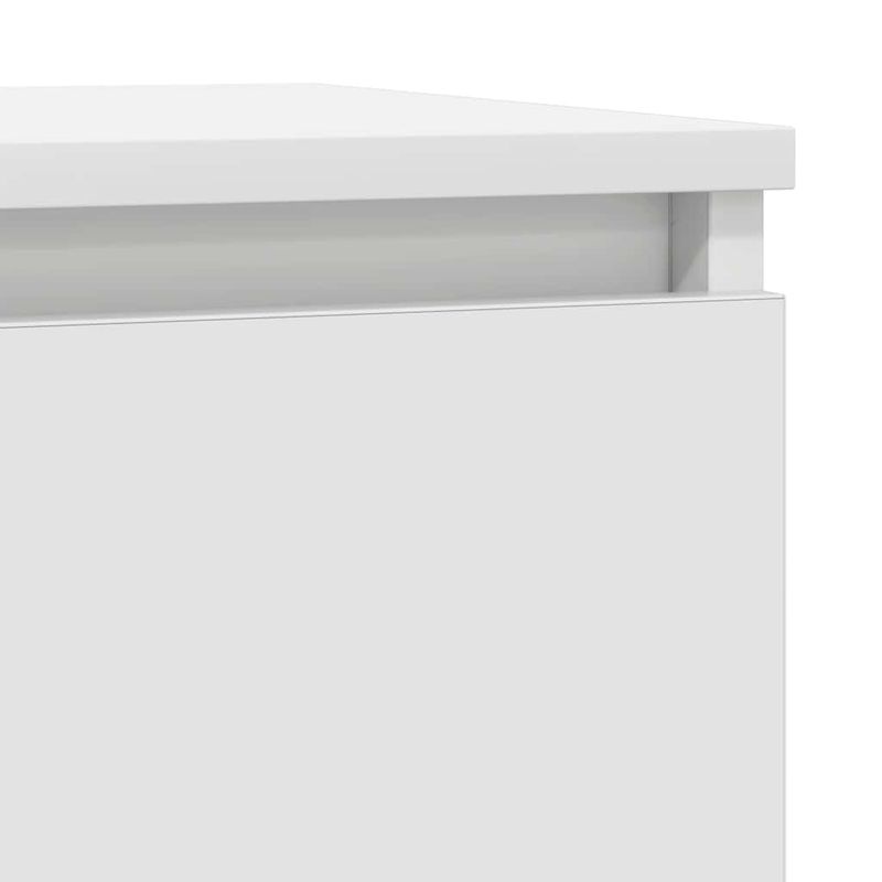 Casa si Gradina - Mobilier - Comode si corpuri - Comode - Bufeta cu sertar alb 71x35x84 cm din lemn prelucrat - Infinity.ro