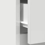 Casa si Gradina - Mobilier - Comode si corpuri - Comode - Bufeta cu sertar alb 71x35x84 cm din lemn prelucrat - Infinity.ro