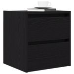 Casa si Gradina - Mobilier - Comode si corpuri - Noptiere - Noptiere de perete 2 buc Stejar negru 38x34x40 cm - Infinity.ro
