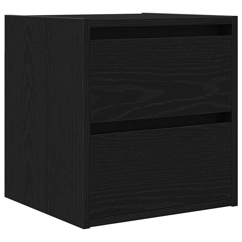 Casa si Gradina - Mobilier - Comode si corpuri - Noptiere - Noptiere de perete 2 buc Stejar negru 38x34x40 cm - Infinity.ro
