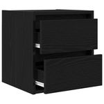 Casa si Gradina - Mobilier - Comode si corpuri - Noptiere - Noptiere de perete 2 buc Stejar negru 38x34x40 cm - Infinity.ro