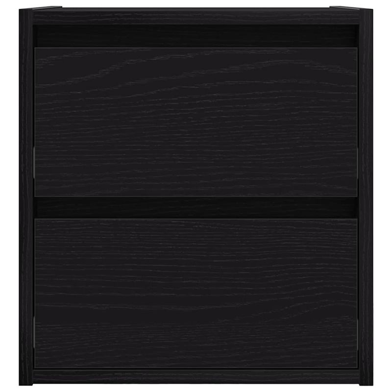 Casa si Gradina - Mobilier - Comode si corpuri - Noptiere - Noptiere de perete 2 buc Stejar negru 38x34x40 cm - Infinity.ro