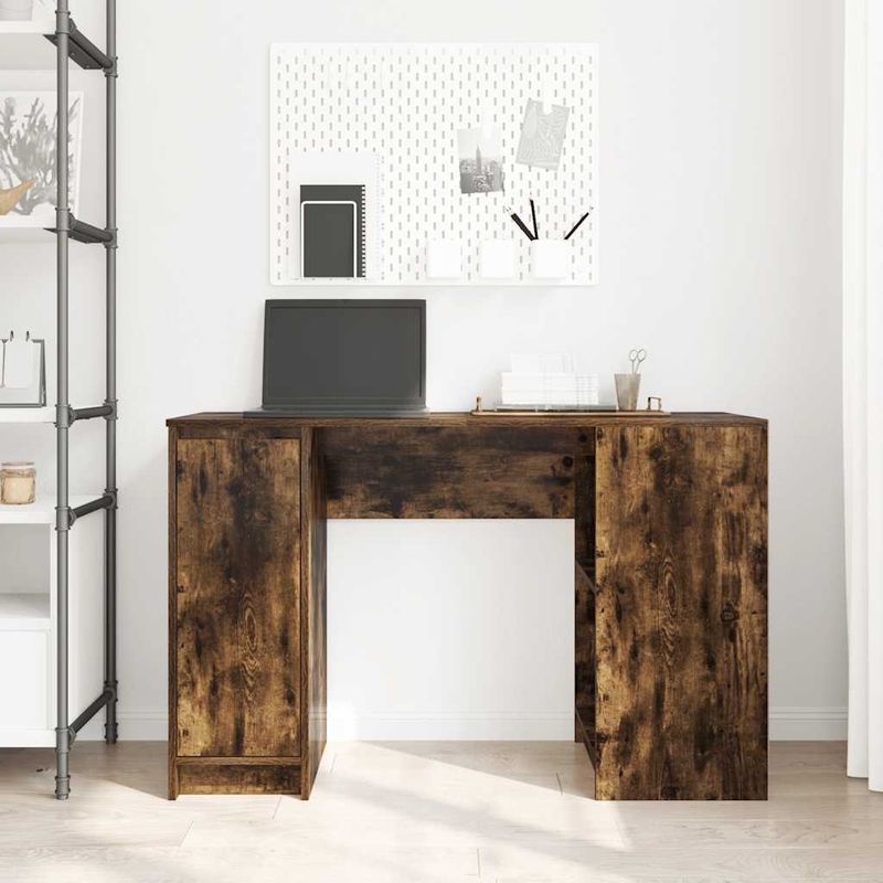 Casa si Gradina - Mobilier - Mese si birouri - Birouri - Birou Stejar afumat 120x42x76 cm Lemn prelucrat - Infinity.ro