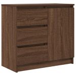 Casa si Gradina - Mobilier - Comode si corpuri - Comode - Bufeta cu sertar Stejar maro 71x35x65 cm Lemn prelucrat - Infinity.ro
