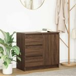 Casa si Gradina - Mobilier - Comode si corpuri - Comode - Bufeta cu sertar Stejar maro 71x35x65 cm Lemn prelucrat - Infinity.ro