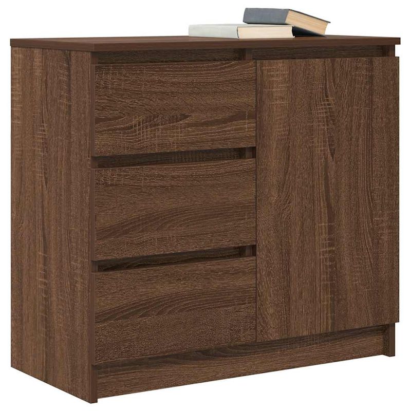 Casa si Gradina - Mobilier - Comode si corpuri - Comode - Bufeta cu sertar Stejar maro 71x35x65 cm Lemn prelucrat - Infinity.ro