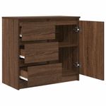 Casa si Gradina - Mobilier - Comode si corpuri - Comode - Bufeta cu sertar Stejar maro 71x35x65 cm Lemn prelucrat - Infinity.ro