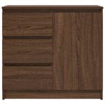 Casa si Gradina - Mobilier - Comode si corpuri - Comode - Bufeta cu sertar Stejar maro 71x35x65 cm Lemn prelucrat - Infinity.ro
