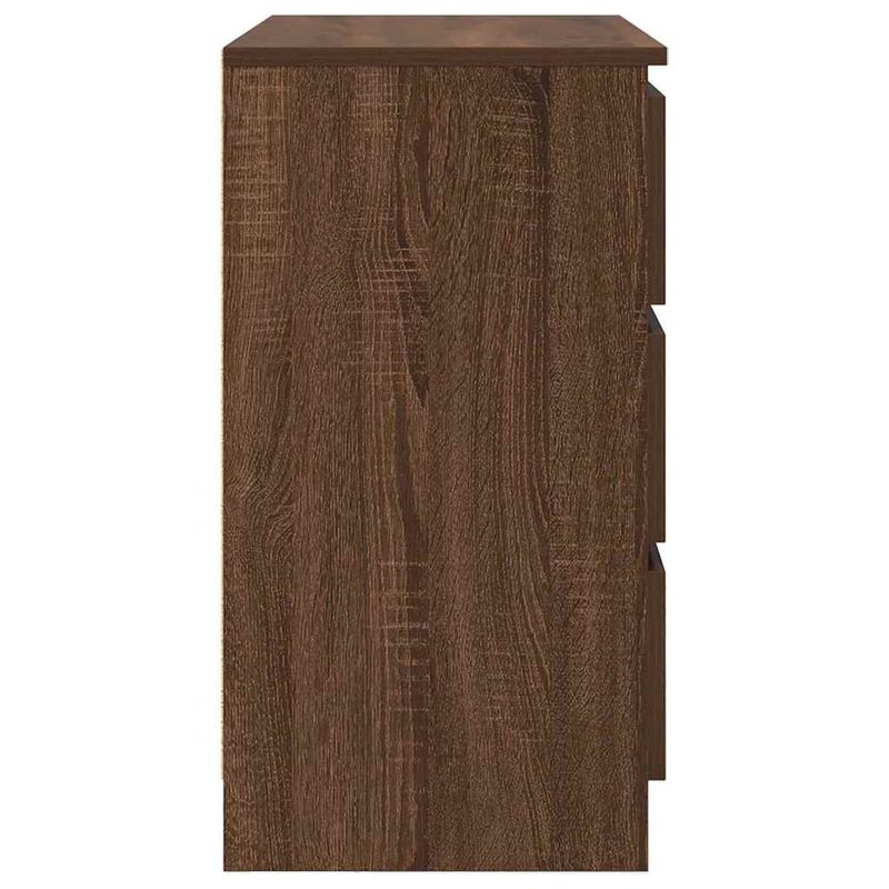 Casa si Gradina - Mobilier - Comode si corpuri - Comode - Bufeta cu sertar Stejar maro 71x35x65 cm Lemn prelucrat - Infinity.ro