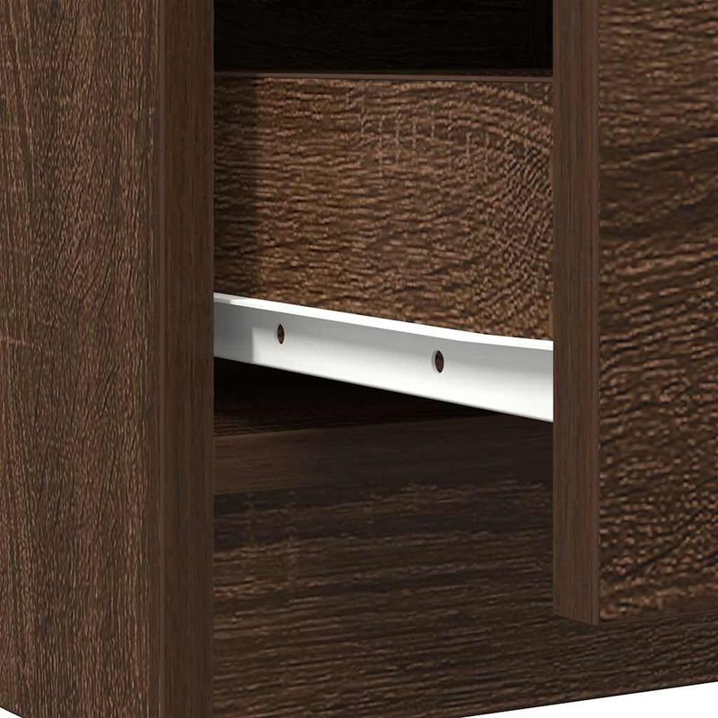 Casa si Gradina - Mobilier - Comode si corpuri - Comode - Bufeta cu sertar Stejar maro 71x35x65 cm Lemn prelucrat - Infinity.ro