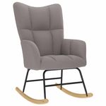 Casa si Gradina - Gradina si terasa - Balansoare si hamace - Balansoare - Scaun balansoar, gri taupe, material textil - Infinity.ro