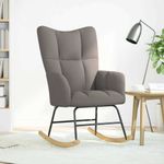 Casa si Gradina - Gradina si terasa - Balansoare si hamace - Balansoare - Scaun balansoar, gri taupe, material textil - Infinity.ro