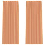 Casa si Gradina - Textile si covoare - Perdele si draperii - Perdele - Perdele Voile cu Bucle 2 buc Terracota 140x225 cm - Infinity.ro