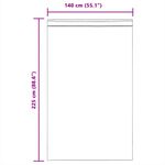 Casa si Gradina - Textile si covoare - Perdele si draperii - Perdele - Perdele Voile cu Bucle 2 buc Terracota 140x225 cm - Infinity.ro