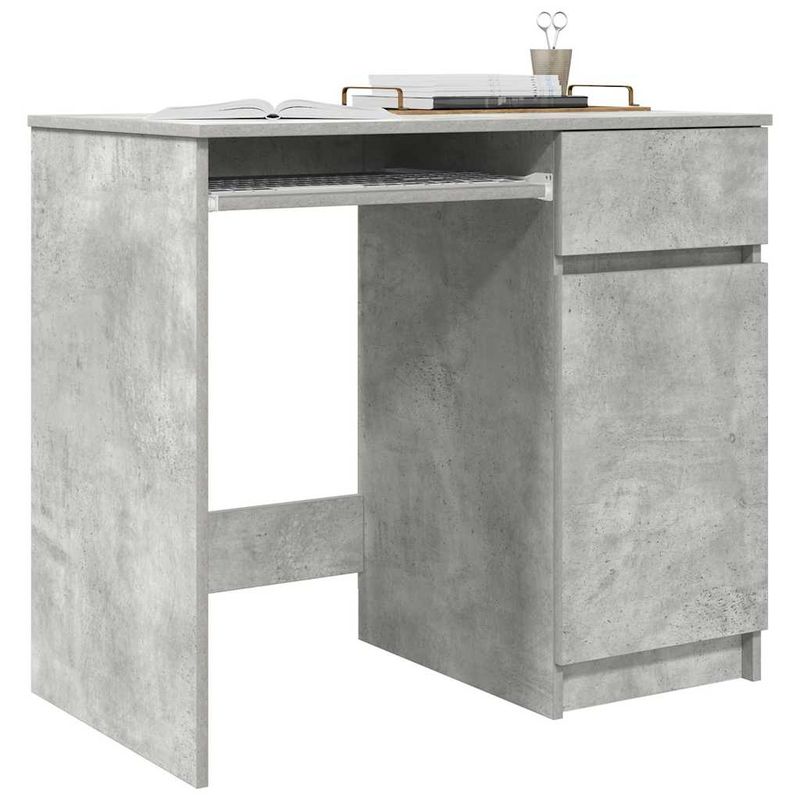 Casa si Gradina - Mobilier - Mese si birouri - Birouri - Birou Beton Gri 86x49x76 cm Lemn prelucrat - Infinity.ro
