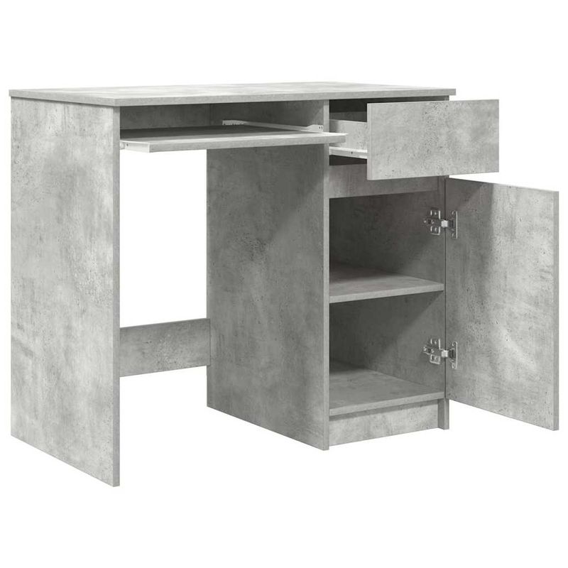 Casa si Gradina - Mobilier - Mese si birouri - Birouri - Birou Beton Gri 86x49x76 cm Lemn prelucrat - Infinity.ro