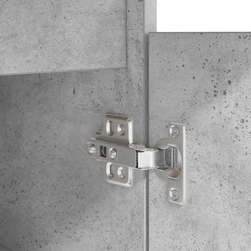 Casa si Gradina - Mobilier - Mese si birouri - Birouri - Birou Beton Gri 86x49x76 cm Lemn prelucrat - Infinity.ro