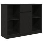 Casa si Gradina - Mobilier - Comode si corpuri - Comode - Bufeta cu sertar Stejar negru 101x35x76 cm Lemn prelucrat - Infinity.ro
