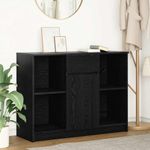 Casa si Gradina - Mobilier - Comode si corpuri - Comode - Bufeta cu sertar Stejar negru 101x35x76 cm Lemn prelucrat - Infinity.ro