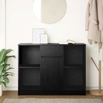 Casa si Gradina - Mobilier - Comode si corpuri - Comode - Bufeta cu sertar Stejar negru 101x35x76 cm Lemn prelucrat - Infinity.ro