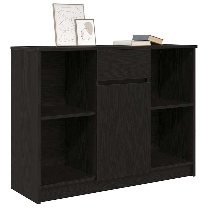 Casa si Gradina - Mobilier - Comode si corpuri - Comode - Bufeta cu sertar Stejar negru 101x35x76 cm Lemn prelucrat - Infinity.ro