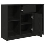 Casa si Gradina - Mobilier - Comode si corpuri - Comode - Bufeta cu sertar Stejar negru 101x35x76 cm Lemn prelucrat - Infinity.ro