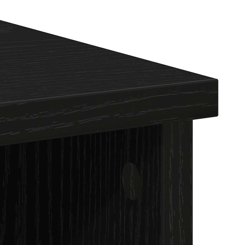 Casa si Gradina - Mobilier - Comode si corpuri - Comode - Bufeta cu sertar Stejar negru 101x35x76 cm Lemn prelucrat - Infinity.ro