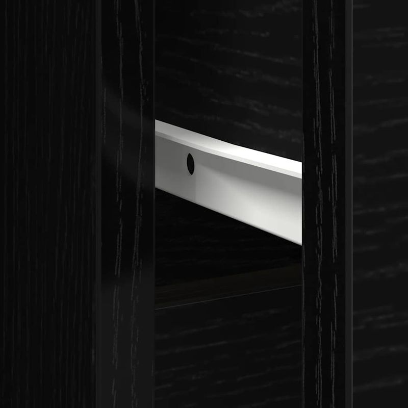 Casa si Gradina - Mobilier - Comode si corpuri - Comode - Bufeta cu sertar Stejar negru 101x35x76 cm Lemn prelucrat - Infinity.ro
