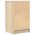 Casa si Gradina - Mobilier - Comode si corpuri - Noptiere - Noptiera cu 3 sertare Stejar Sonoma 39x35x65 cm - Infinity.ro