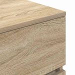 Casa si Gradina - Mobilier - Comode si corpuri - Noptiere - Noptiera cu 3 sertare Stejar Sonoma 39x35x65 cm - Infinity.ro