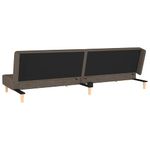 Casa si Gradina - Mobilier - Canapele si coltare - Canapele - Canapea extensibila cu 2 locuri, 2 perne, maro, textil - Infinity.ro