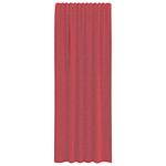 Casa si Gradina - Textile si covoare - Perdele si draperii - Perdele - Perdele Voile cu Bucle 2 buc Rosu Vin 140x260 cm - Infinity.ro