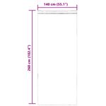 Casa si Gradina - Textile si covoare - Perdele si draperii - Perdele - Perdele Voile cu Bucle 2 buc Rosu Vin 140x260 cm - Infinity.ro