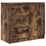 Casa si Gradina - Mobilier - Comode si corpuri - Comode - Bufeta cu sertar stejar afumat 71x35x65 cm lemn de stratificat - Infinity.ro