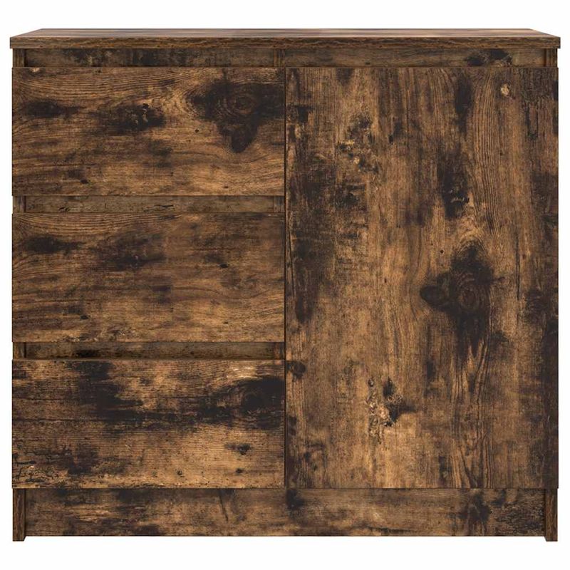 Casa si Gradina - Mobilier - Comode si corpuri - Comode - Bufeta cu sertar stejar afumat 71x35x65 cm lemn de stratificat - Infinity.ro
