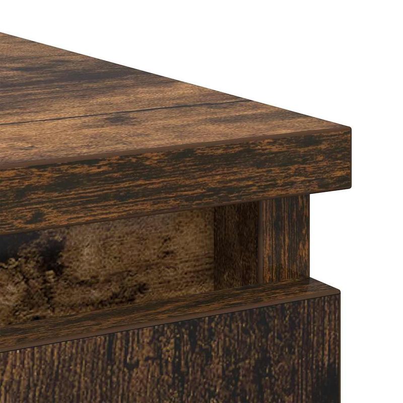 Casa si Gradina - Mobilier - Comode si corpuri - Comode - Bufeta cu sertar stejar afumat 71x35x65 cm lemn de stratificat - Infinity.ro