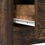 Casa si Gradina - Mobilier - Comode si corpuri - Comode - Bufeta cu sertar stejar afumat 71x35x65 cm lemn de stratificat - Infinity.ro